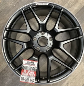 Mercedes G63 2019 - 2024 85717 65543 aluminum OEM wheel rim 22 x 10 Black Flange - Picture 1 of 5