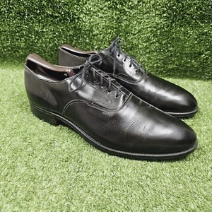 Brooks Brothers The Curzon Black Leather Oxfords Dress Shoes Mens 9 US 42 EU - Picture 1 of 14