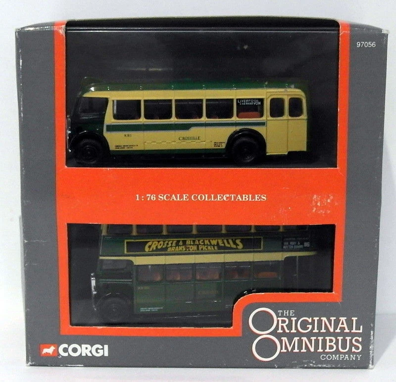 Corgi 1/76 Scale 97056 - Bristol L5G & K6A - Crossville Motor Services Ltd - Image 1 of 4
