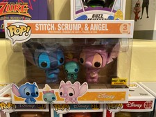 Funko pop Stitch Scrump Angel Hot topic exclusive 3 pack