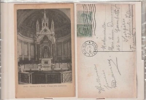 Italia Roma Tarjeta Postal circulada a Francia año 1909 (HB-481) - Picture 1 of 1