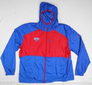 Columbia Men’s SMU Mustangs Blue Red Rain Jacket Wind Size 2XL - Picture 1 of 9