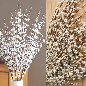 5 Pcs 29.5" Long Jasmine Artificial White Flowers Fake Patriotic Flowers Bouquet - Picture 1 of 12