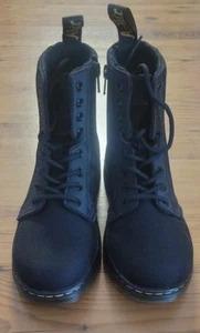 Dr. Martens Combat Boots Combs J Canvas Zip Up Size 3 Kids - Picture 1 of 6