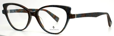 SERAPHIN Vermillion 8074 黑色多款女式猫眼镜 53-17-140 B:42 — 第 1/4 张图片