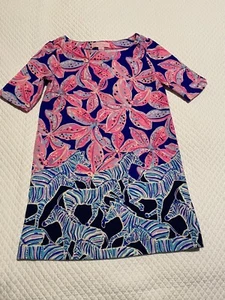 LILLY PULITZER GIRLS DRESS SIZE 4 VIBRANT MULTICOLORS - Picture 1 of 6