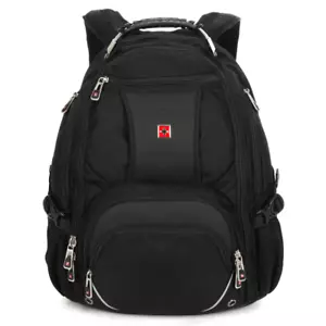 Mochila de hombro de viaje suiza impermeable de 17"" para computadora portátil mochila escolar SW9371 - Imagen 1 de 12