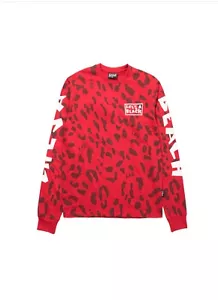 "CAMISETAS DE MANGA LARGA ""LIFE'S A BEACH"" LEOPARDO ROJAS UNISEX" - Imagen 1 de 9