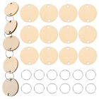 100pcs Wooden Round Cutouts for Calendar Decoration