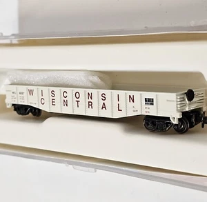 Wisconsin Central 50' Steel Gondola N Scale Excellent Condition Con-Cor - Picture 1 of 4