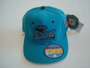 CAROLINA PANTHERS STARTER FITTED SZ 7- 7 1/4     GOLF HAT CAP VINTAGE EE4 - Picture 1 of 5