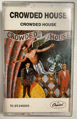 Crowded House Debut Music Cassette Tape TC-ST-240555 Capitol 1986 Original - Image 1 of 4