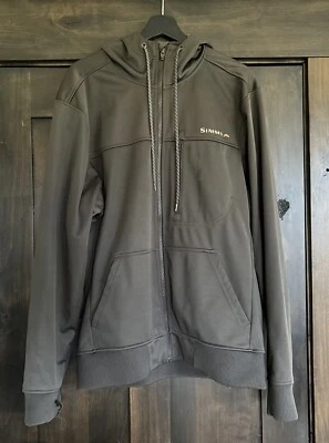 Simms Soft Shell Mens Jacket Sz M Fishing Fleece Lined Full Zip - Image 1 of 4