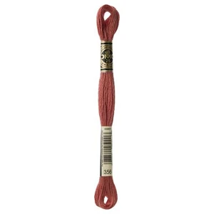 DMC 6-Strand Embroidery Cotton 8.7yd-Medium Terra Cotta - 12 Pack - Picture 1 of 1