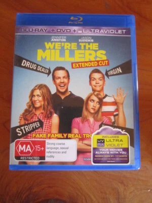 BLU-RAY WE'RE THE MILLERS EXTENDED CUT  2 DISC SET  GREAT   ***** - Image 1 of 2