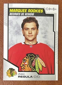 2020-21 O Pee Chee Marquee Rookies 635 Alec Regula Chicago Blackhawks - Picture 1 of 2