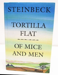 TORTILLA FLAT / OF MICE AND MEN by JOHN STEINBECK HCDJ BOOK OF THE MONTH CLUB - Picture 1 of 8