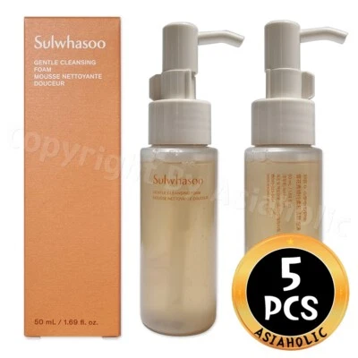 Sulwhasoo Gentle Cleansing Foam 50ml x 5pcs (250ml) Sample Newest Version - Image 1 of 4