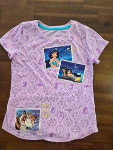 Disney Princess Purple Jasmine - Aladdin Theme Girl's Shirt - Size Medium 7/8 - Picture 1 of 5
