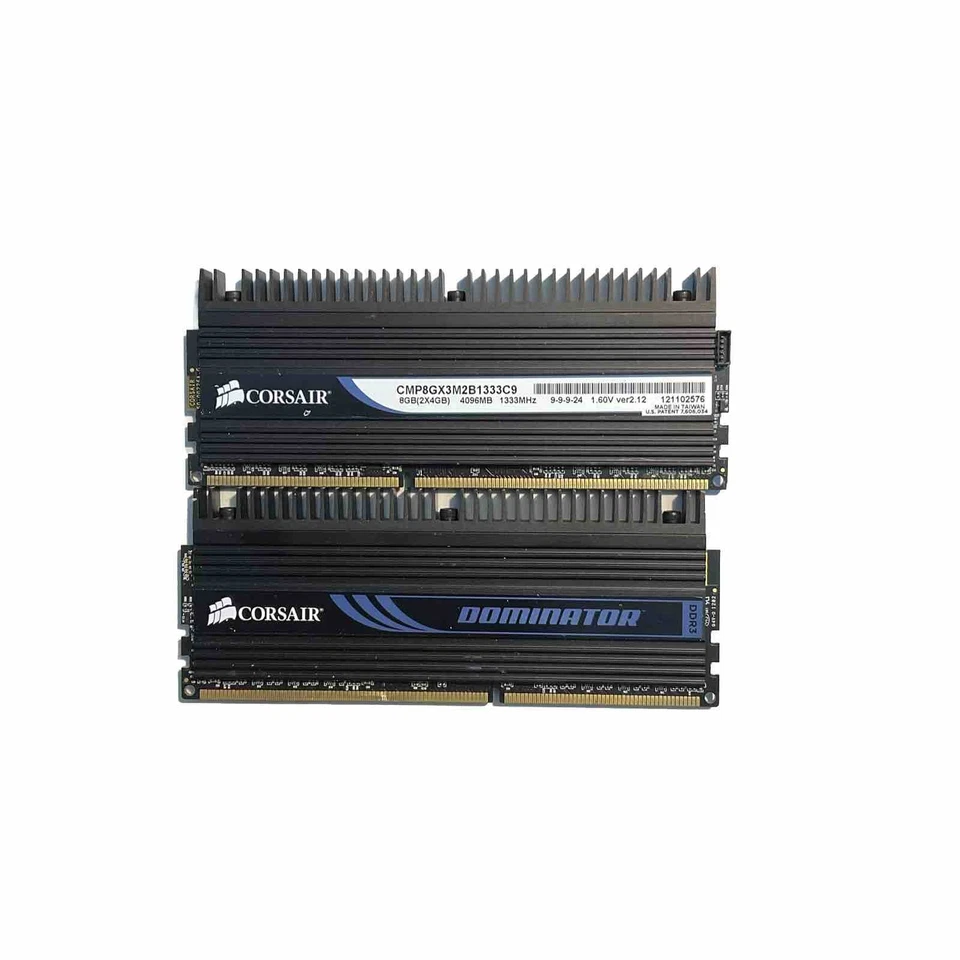Corsair CMP8GX3M2B1333C9 | 8 GB (2x4GB) DDR3 UDIMM RAM | PC3-10600U | 1333MHz - Bild 1 von 1