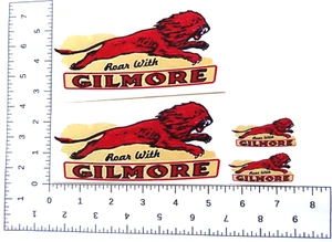 Gilmore gas water slide decal set for Smith Miller truck with tracking - Picture 1 of 1