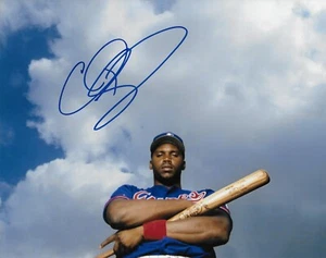 Signed Cliff Floyd Montreal Expos Autographed 8x10 Photo #1 Original - Picture 1 of 2
