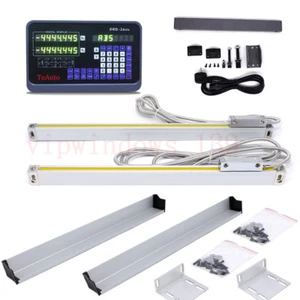 2 Axis Optical Ruler 400&850mm Encoder Linear Scale Digital Readout Display DRO - Picture 1 of 12