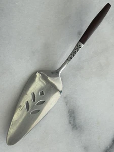 Torta traforata acciaio inox MCM Ecko Eterna vintage servizio giapponese manico finto legno - Foto 1 di 3