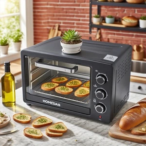 HOMEDAS 0.9 cubic-ft Microwave Compact One-Touch Settings cu ft 900W Oven NEW - Picture 1 of 15