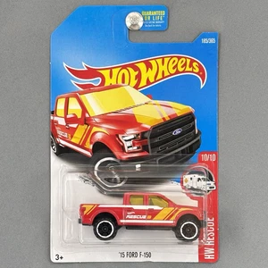 2017 Hot Wheels '15 FORD F-150 Truck Red HW Rescue 10/10 - Picture 1 of 10