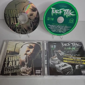TURF TALK 2 CD Lot West Coast Vaccine Brings The Hood Colabilation E-40 MUGZI - Imagen 1 de 15
