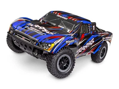 Traxxas Slash 2WD Brushless EHD BL-2S RTR 1:10 Short Course Race Truck blu senza - Immagine 1 di 4