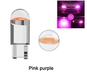 2 x T10 SMD LED Bright Mount Sidelight Wedge Bulbs W5W 501 Pink / Purple 12V - Picture 1 of 1