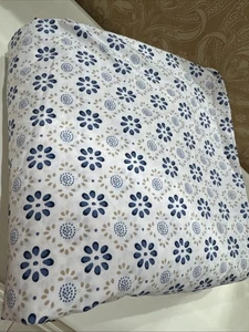 NUEVA FUNDA NÓRDICA LL Bean Queen Size blanca/azul/tostada floral - Imagen 1 de 6