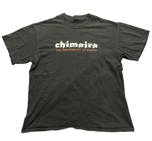 Camicia Chimaira Impossibilità di Ragione 2003 Blu Uva Metal Hardcore Shirt - Foto 1 di 7