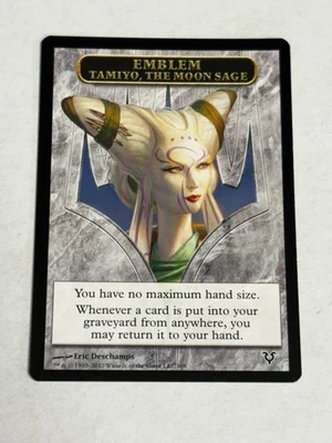Emblem - Tamiyo, the Moon Sage Avacyn Restored Magic The Gathering MTG - Image 1 of 4