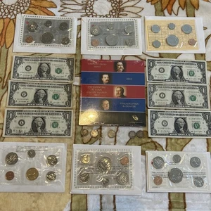 Estate Sale HUGE Auction Lot - U.S. & Foreign Coins + Currency + Proofs - Picture 1 of 18