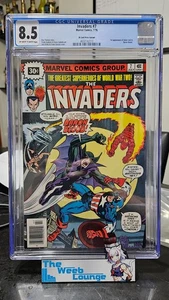 INVADERS #7 30 CENT PRICE VARIANT CGC 8.5 Marvel Comics 1976 - Picture 1 of 2