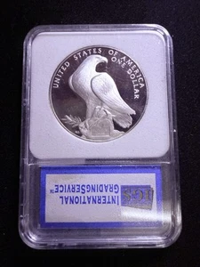 Proof 1984 Los Angeles Olympics Silver - US Commemorative 90% Silver - Gu259 - Picture 1 of 2