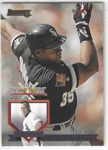 1995 National Packtime Donruss #1 Frank Thomas HOF Chicago White Sox