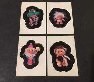 NORFIN TROLLS 1993 COLLECT A CARD VINTAGE MINI STICKER LOT 4 alle verschieden - Bild 1 von 1