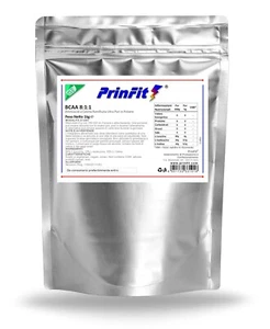 1 kg - BCAA 8:1:1 - Aminoacidi Ramificati Polvere Ultra Pura - Powder - PrinFit - Foto 1 di 1