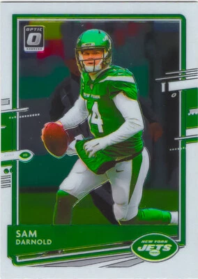 Sam Darnold 2020 Donruss Optic Football Chrome Base Card #76 New York Jets NFL - Image 1 of 2