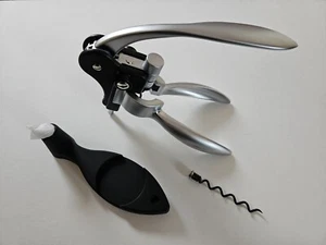 Korkenzieher und Weinöffner aus Edelstahl - neu - zum starken Preis von 18,00 € - Bild 1 von 3