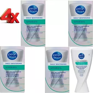 Pearl Drops Smokers Toothpaste 50ml/1.69oz 4 x Packs (200ml/6.76oz total) - Picture 1 of 8