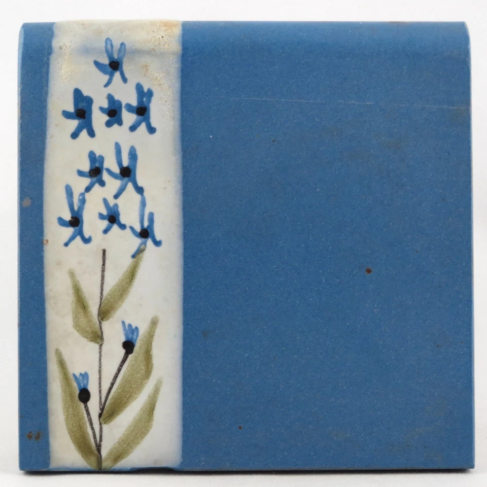 CARREAU Bleu Ancien ROGER CAPRON Céramique VALLAURIS 50, table/blin/picault... - Photo 1/4