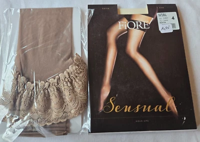 Bas auto fixant Natural Sensual O4001 Edith taille 4/L Fiore (cal) - Bild 1 von 3