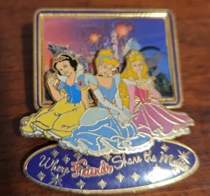 Disney Pin 00062 PRINCESS SNOW CINDERELLA AURORA Artist Proof LE Only 25 made AP - Picture 1 of 2