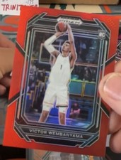 2023 PANINI PRIZM DRAFT PICKS Victor Wembanyama Rookie Card RED RC /299 WEMBY