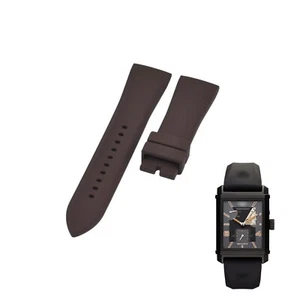 AR4239 24mm Brown Rubber Strap For Emporio Armani - Picture 1 of 7